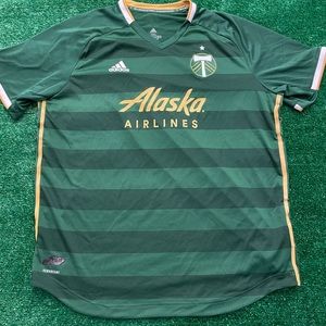 New Adidas Portland Timbers Soccer Jersey Home Authentic